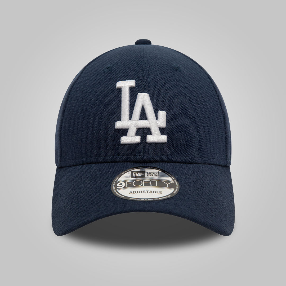 LA Dodgers Linen Navy 9FORTY Adjustable Cap