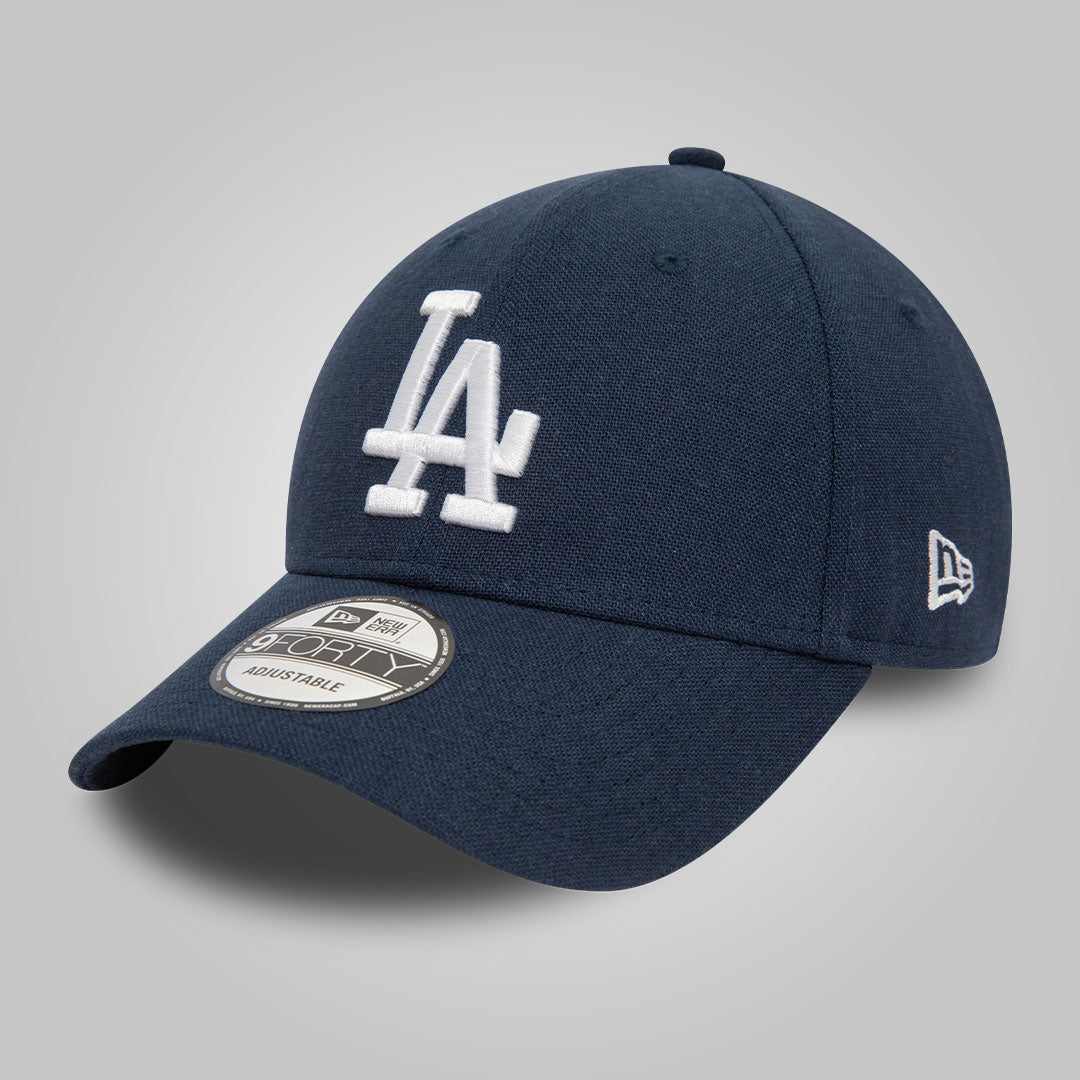 LA Dodgers Linen Navy 9FORTY Adjustable Cap