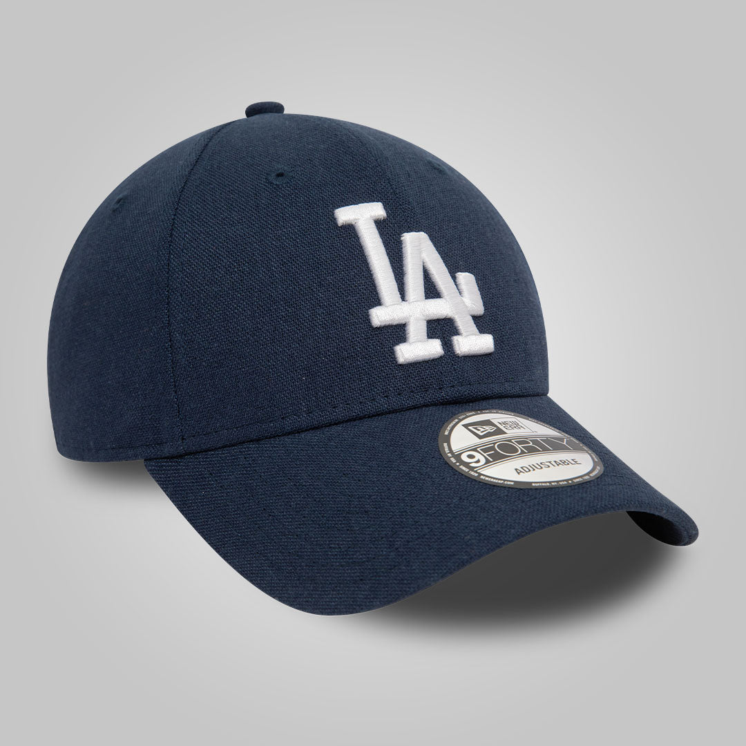 LA Dodgers Linen Navy 9FORTY Adjustable Cap