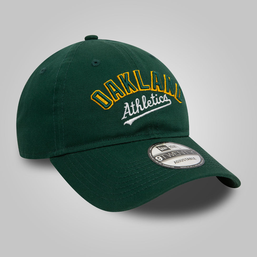 Oakland Athletics MLB Wordmark Dark Green 9TWENTY Adjustable Cap