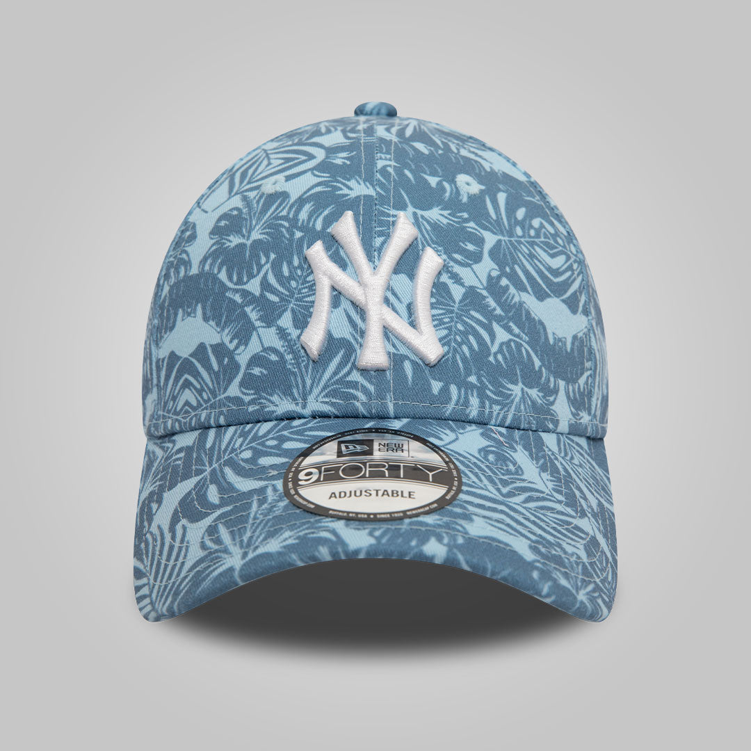 New York Yankees MLB Summer All Over Print Blue 9FORTY Adjustable Cap