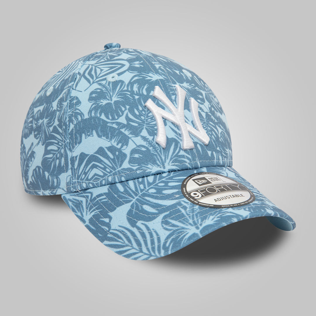 New York Yankees MLB Summer All Over Print Blue 9FORTY Adjustable Cap