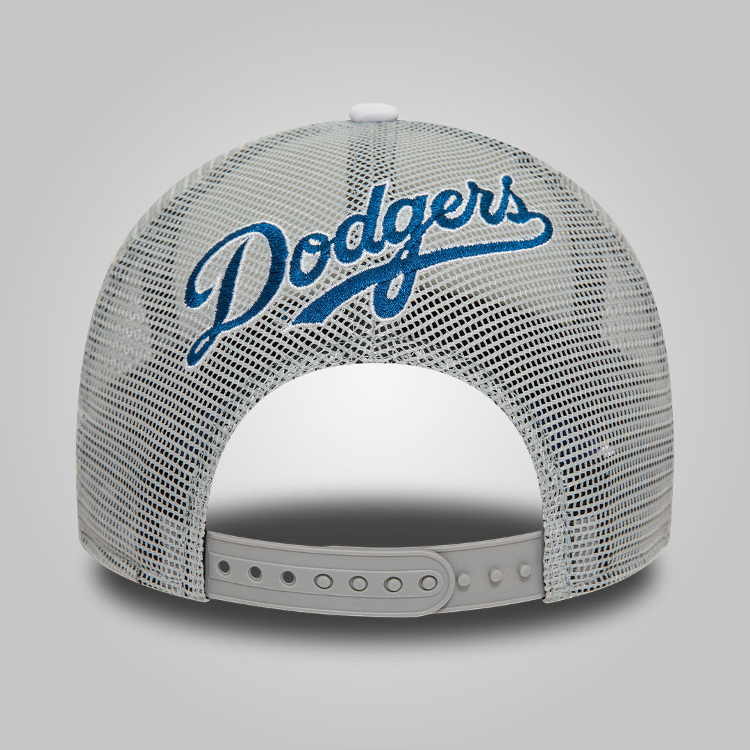 LA Dodgers MLB Logo Blue A-Frame Trucker Cap