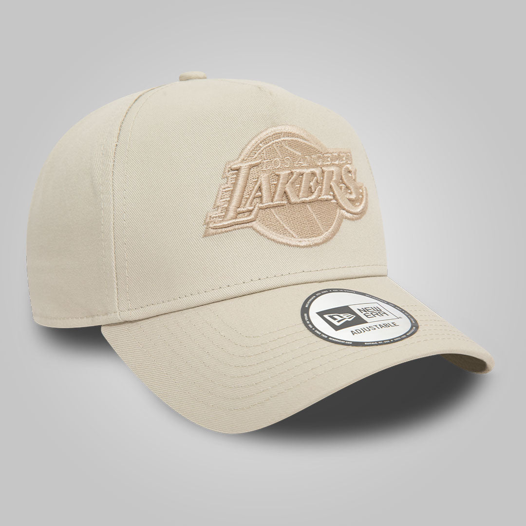 LA Lakers NBA Light Beige 9FORTY E-Frame Cap