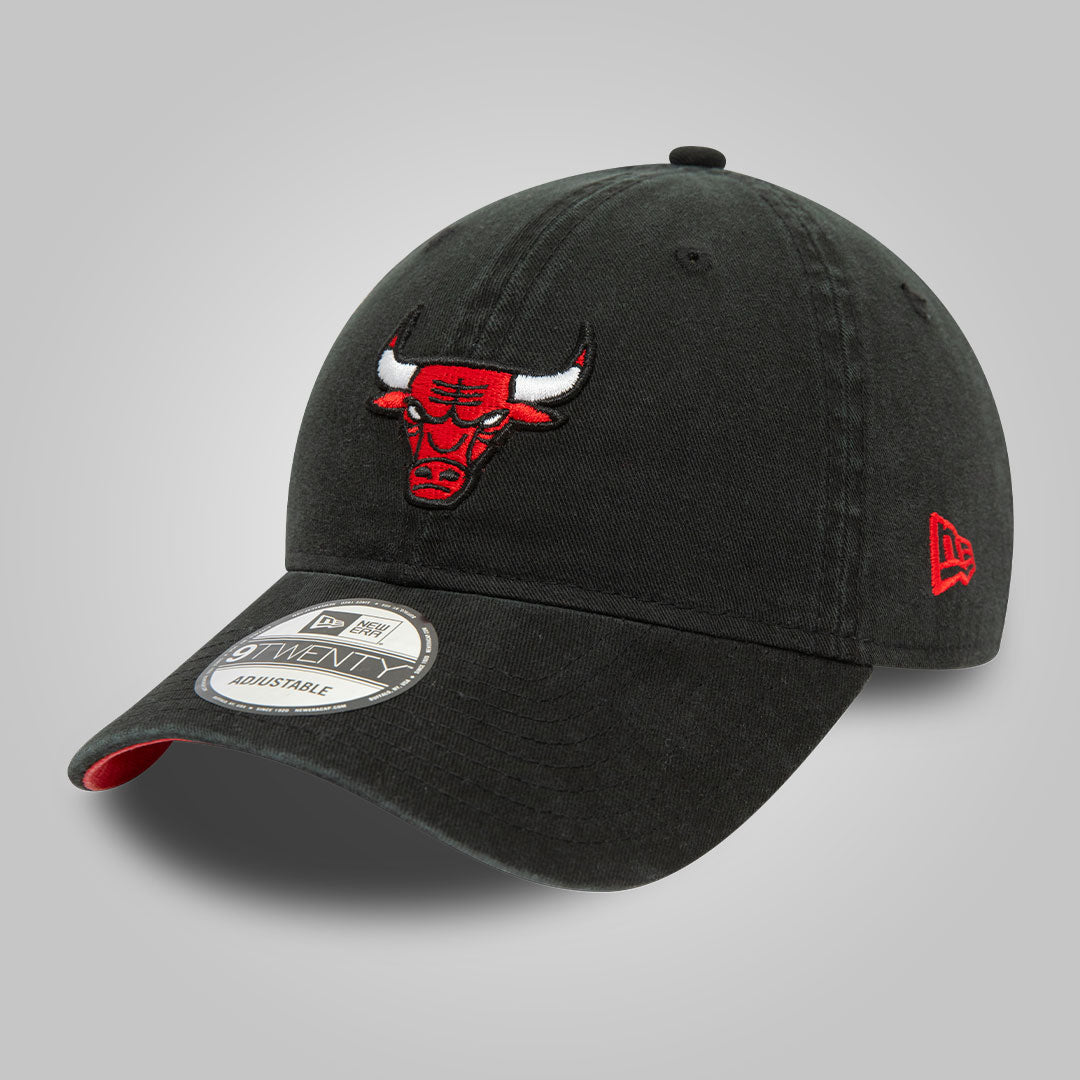 Chicago Bulls NBA Black 9TWENTY Adjustable Cap