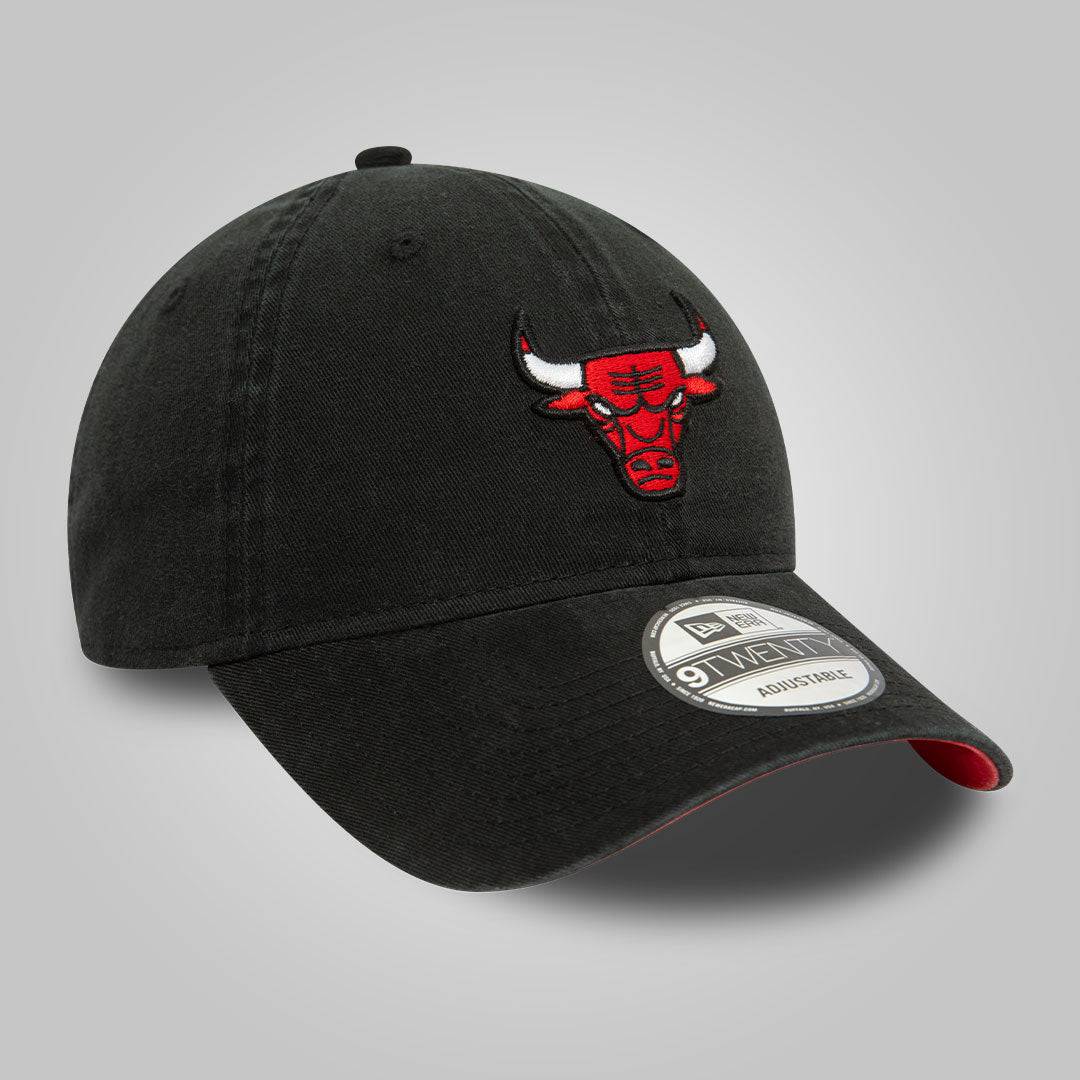 Chicago Bulls NBA Black 9TWENTY Adjustable Cap