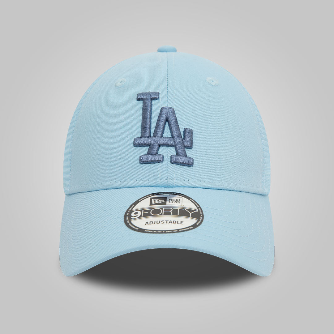 LA Dodgers Home Field Pastel Blue 9FORTY Trucker Cap