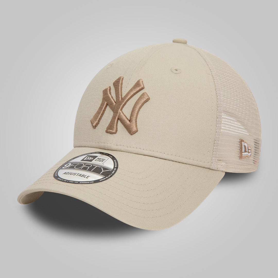 New York Yankees Home Field Brown 9FORTY Trucker Cap