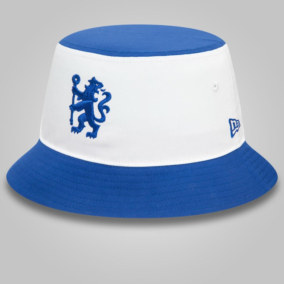 Chelsea FC Lion Crest Colour Block Blue Bucket Hat