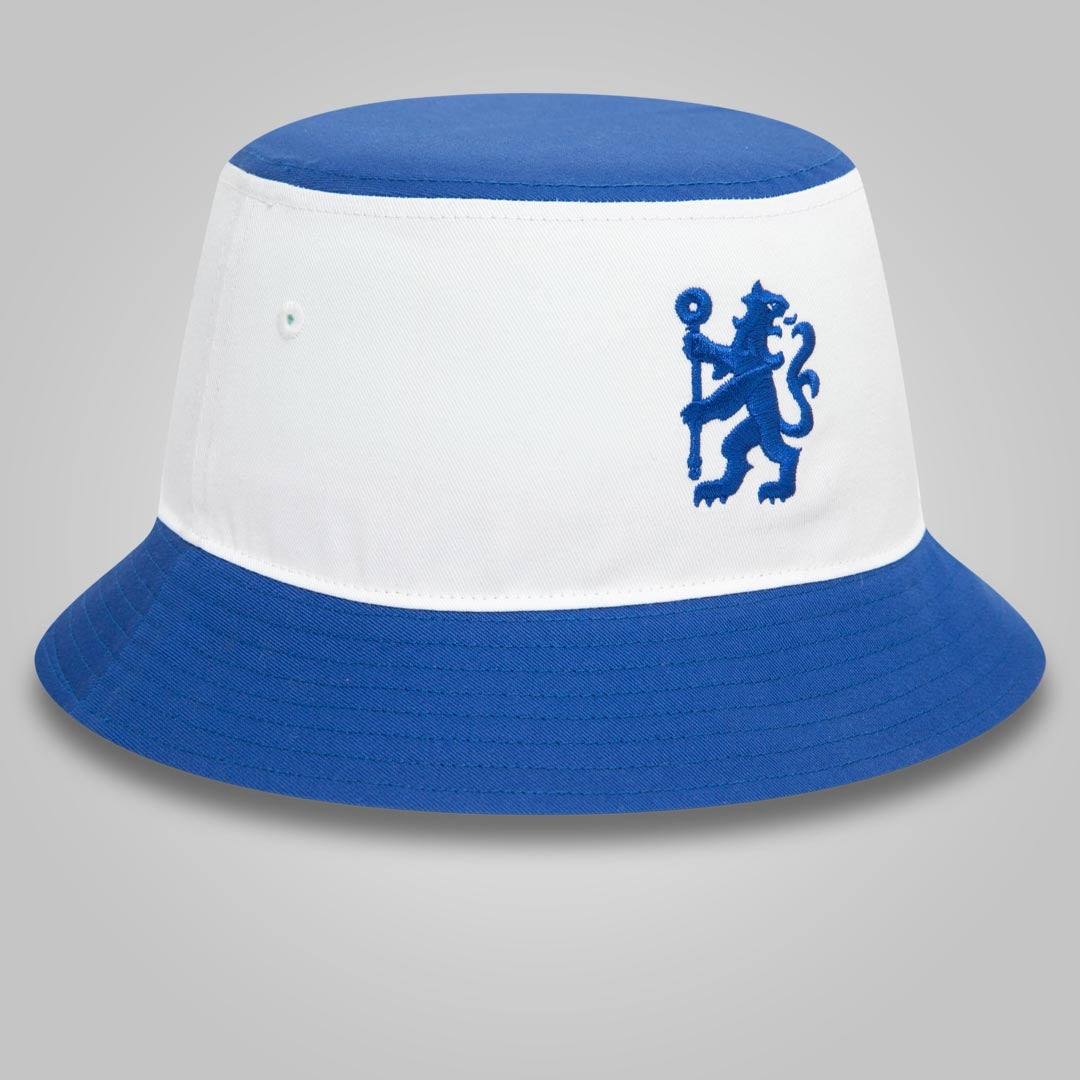 Chelsea FC Lion Crest Colour Block Blue Bucket Hat