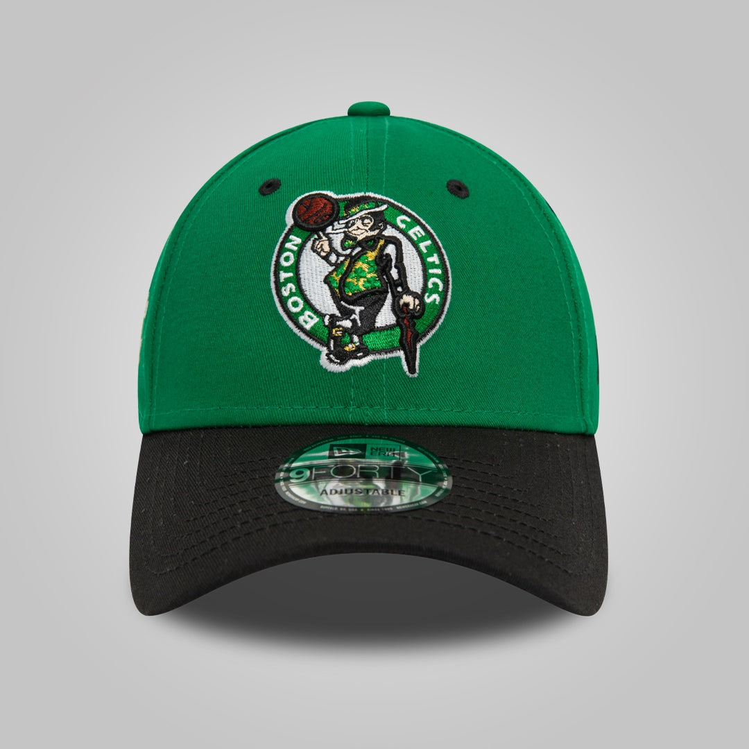 Boston Celtics NBA Side Patch Green 9FORTY Adjustable Cap