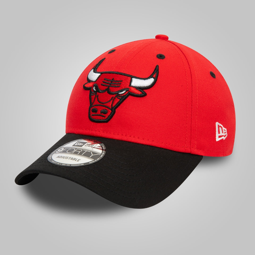 Chicago Bulls NBA Side Patch Red 9FORTY Adjustable Cap