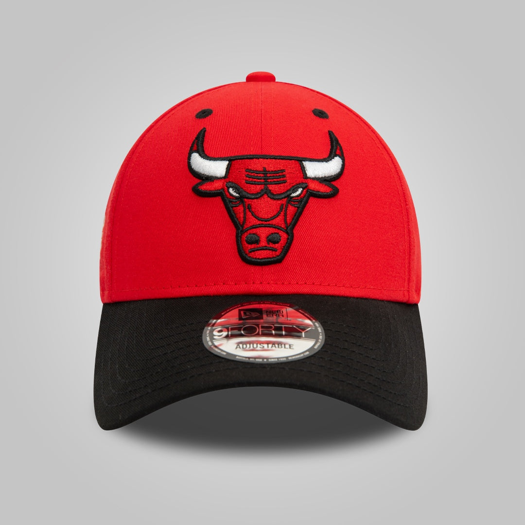 Chicago Bulls NBA Side Patch Red 9FORTY Adjustable Cap