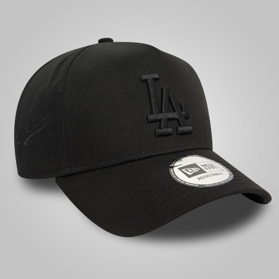 LA Dodgers Monochrome Black 9FORTY E-Frame Adjustable Cap