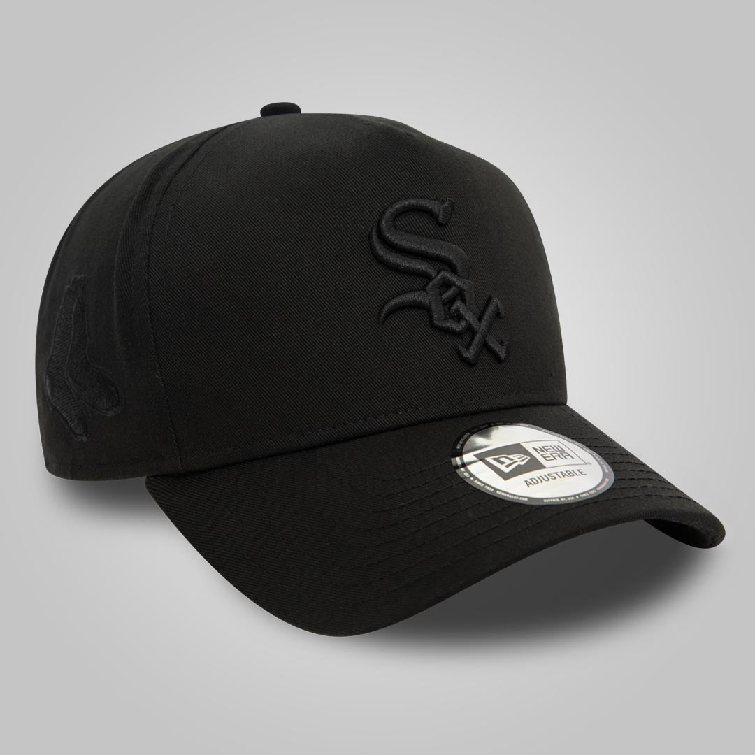 Chicago White Sox Monochrome Black 9FORTY E-Frame Adjustable Cap