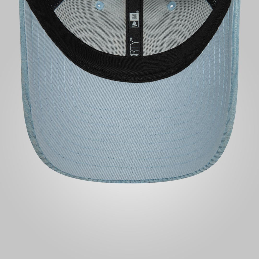 New York Yankees Womens Cord Pastel Blue 9FORTY Adjustable Cap