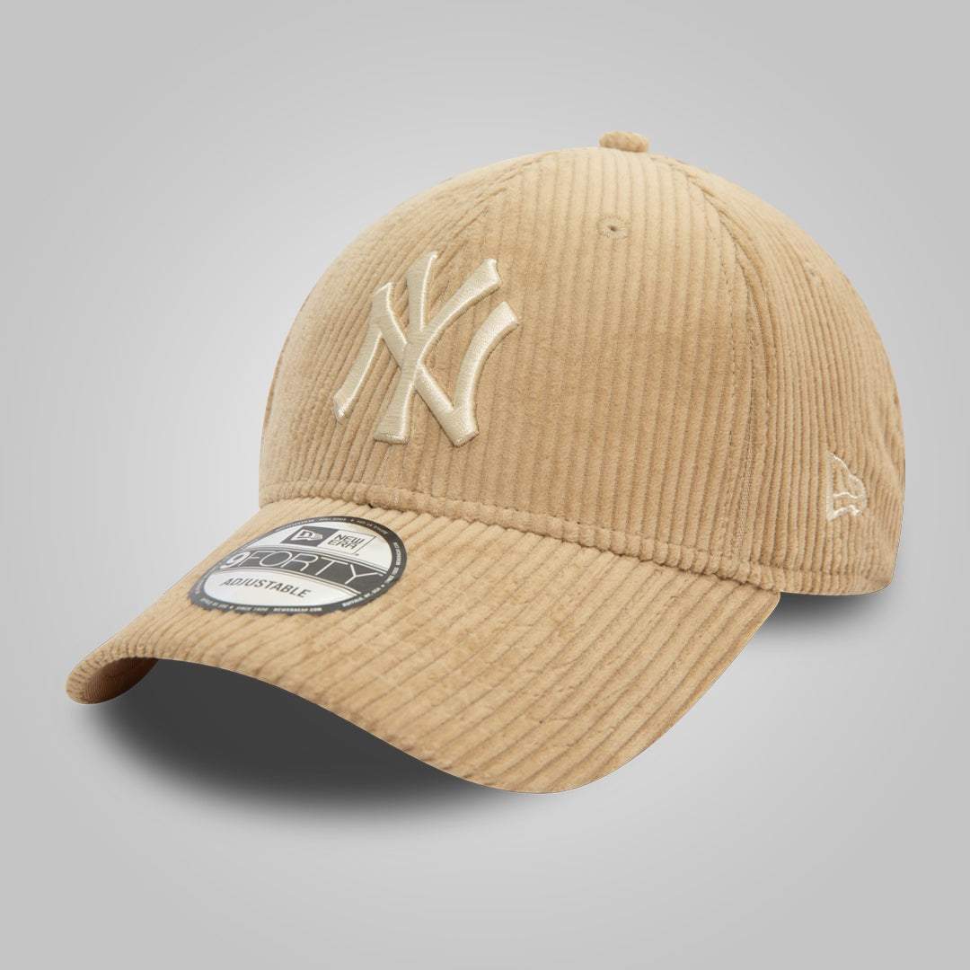 New York Yankees Cord Beige 9FORTY Adjustable Cap