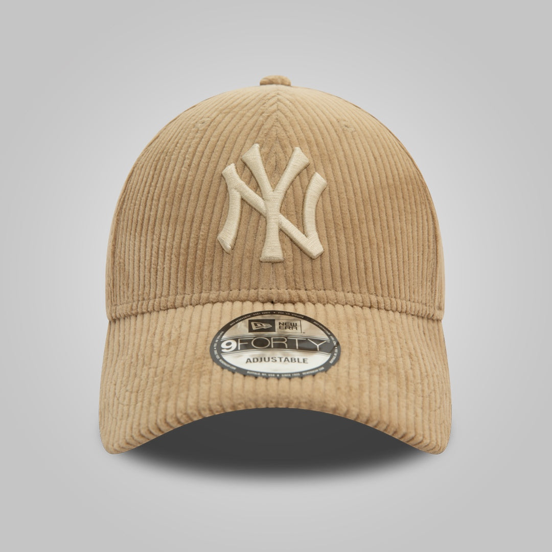 New York Yankees Cord Beige 9FORTY Adjustable Cap