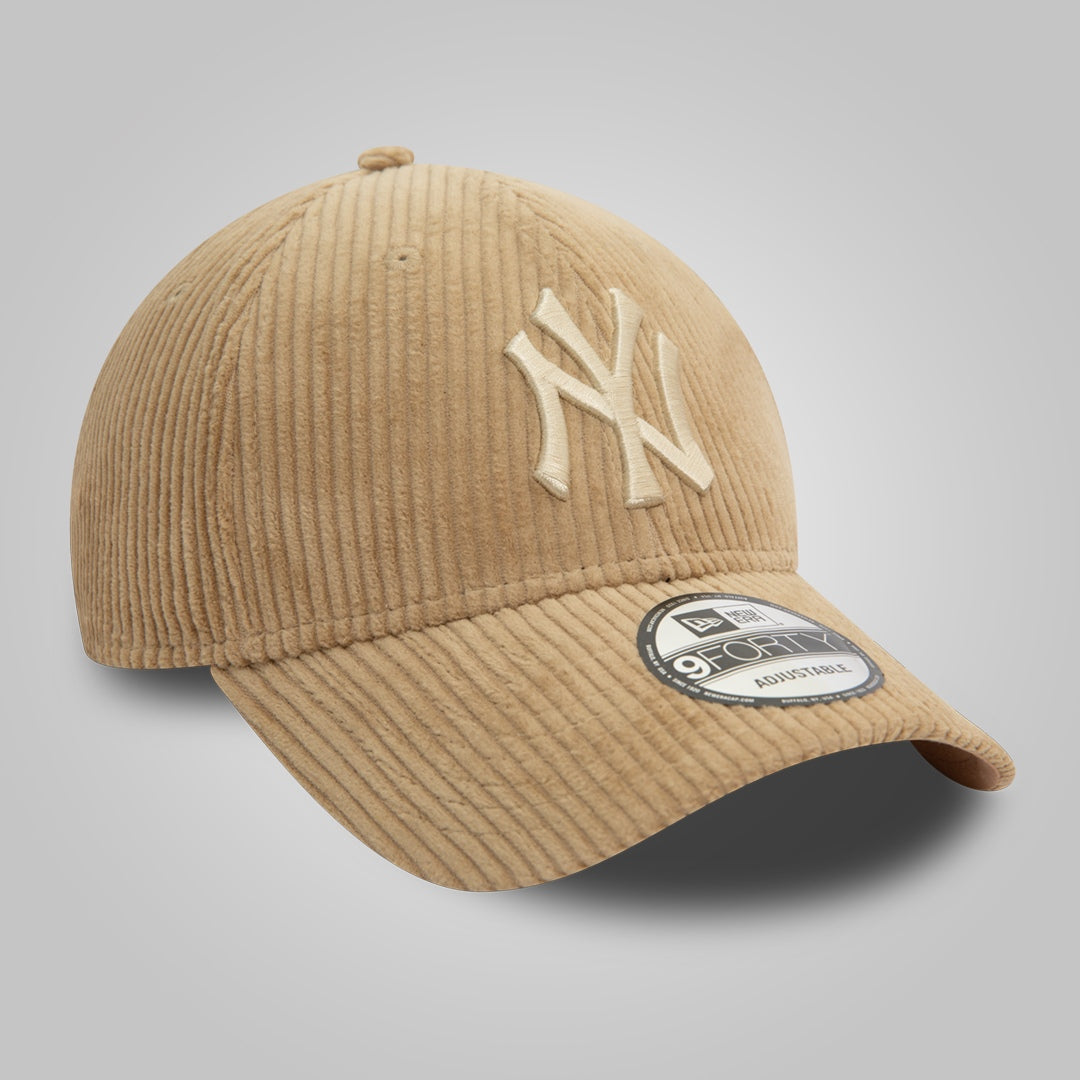 New York Yankees Cord Beige 9FORTY Adjustable Cap