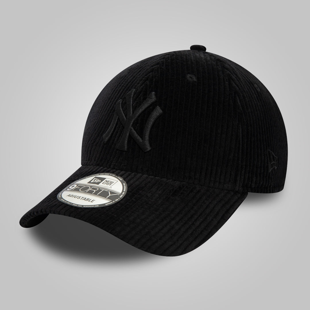 New York Yankees Cord Black 9FORTY Adjustable Cap