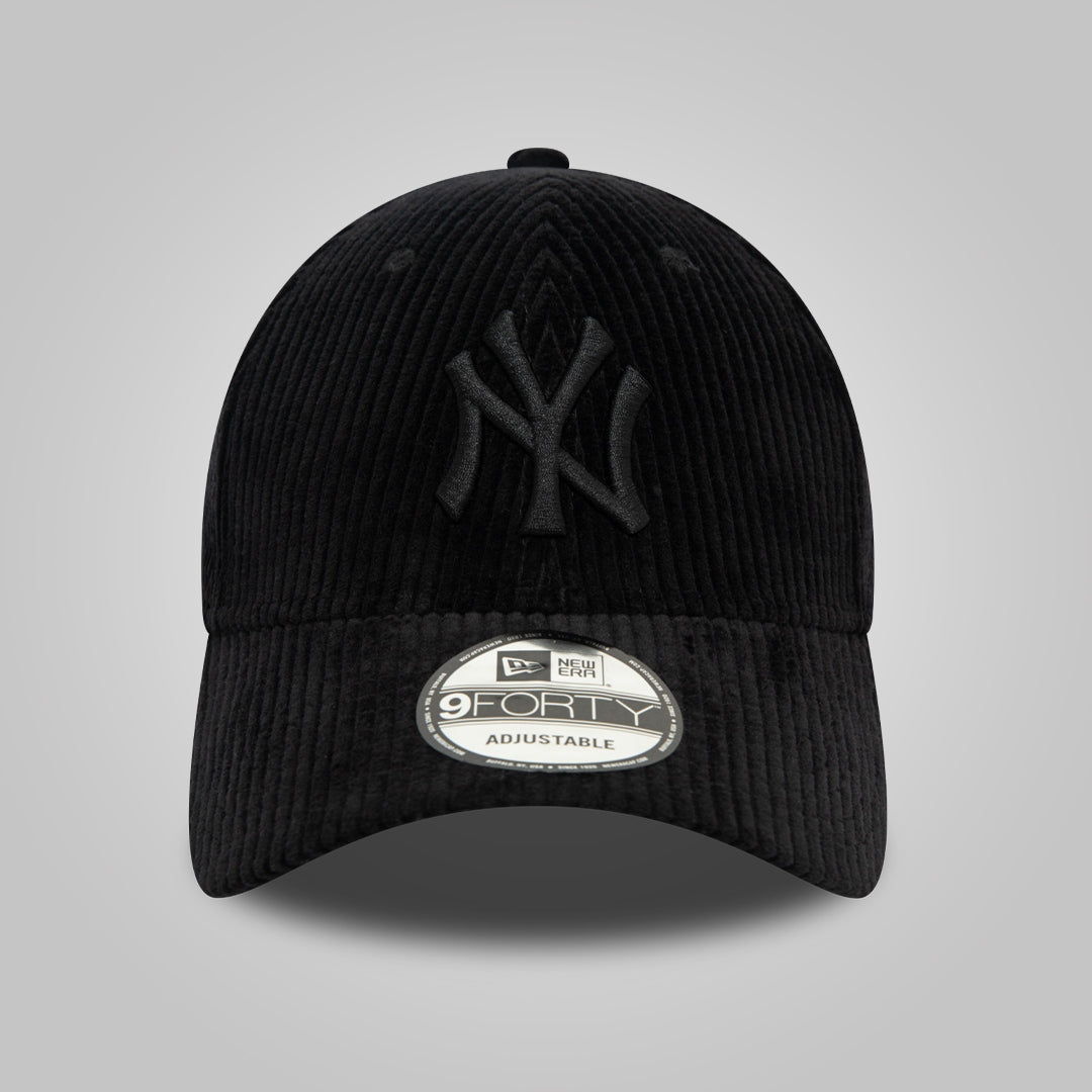 New York Yankees Cord Black 9FORTY Adjustable Cap