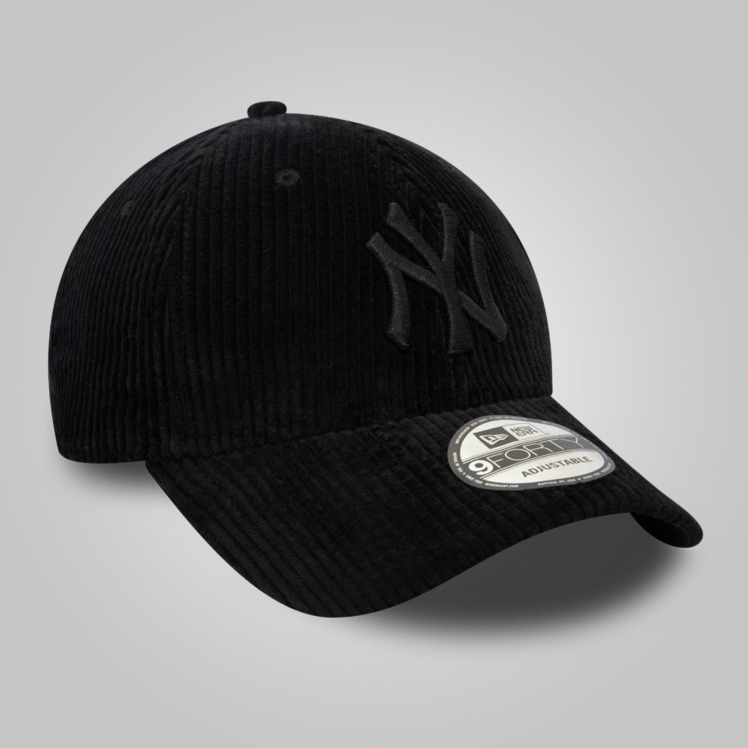 New York Yankees Cord Black 9FORTY Adjustable Cap