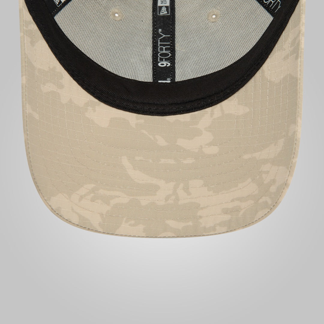 New York Yankees Tonal Camo All Over Print Light Beige 9FORTY Adjustable Cap