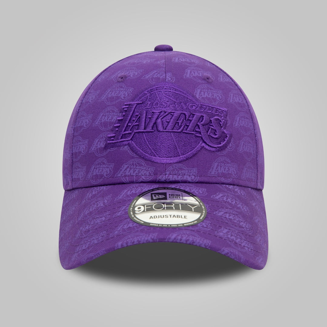 LA Lakers Team Monogram Purple 9FORTY Adjustable Cap