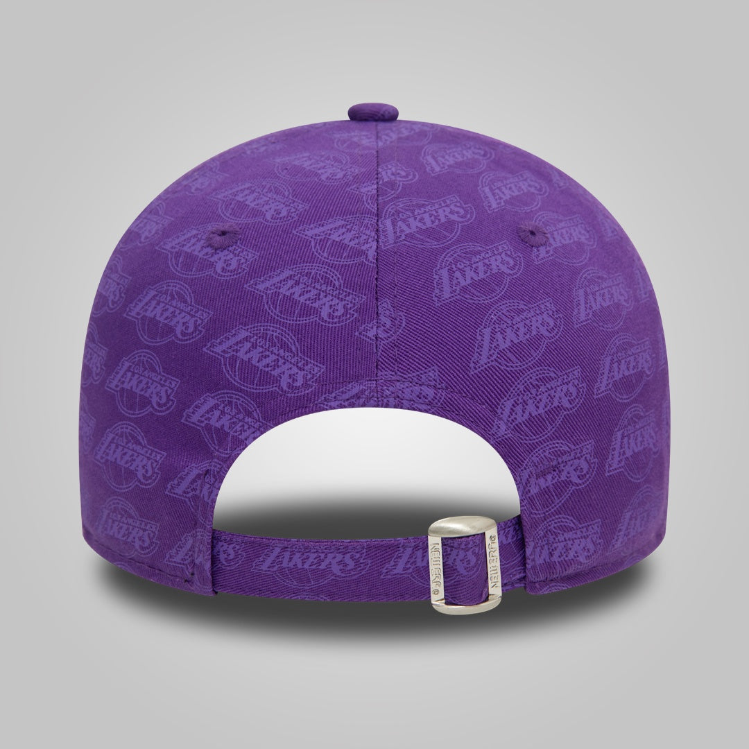 LA Lakers Team Monogram Purple 9FORTY Adjustable Cap