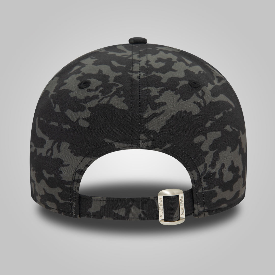 LA Lakers Tonal Camo All Over Print Black 9FORTY Adjustable Cap