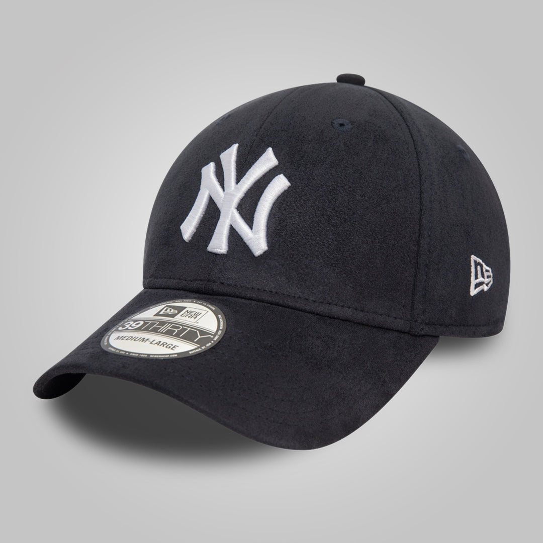 New York Yankees Faux Suede Navy 39THIRTY Stretch Fit Cap