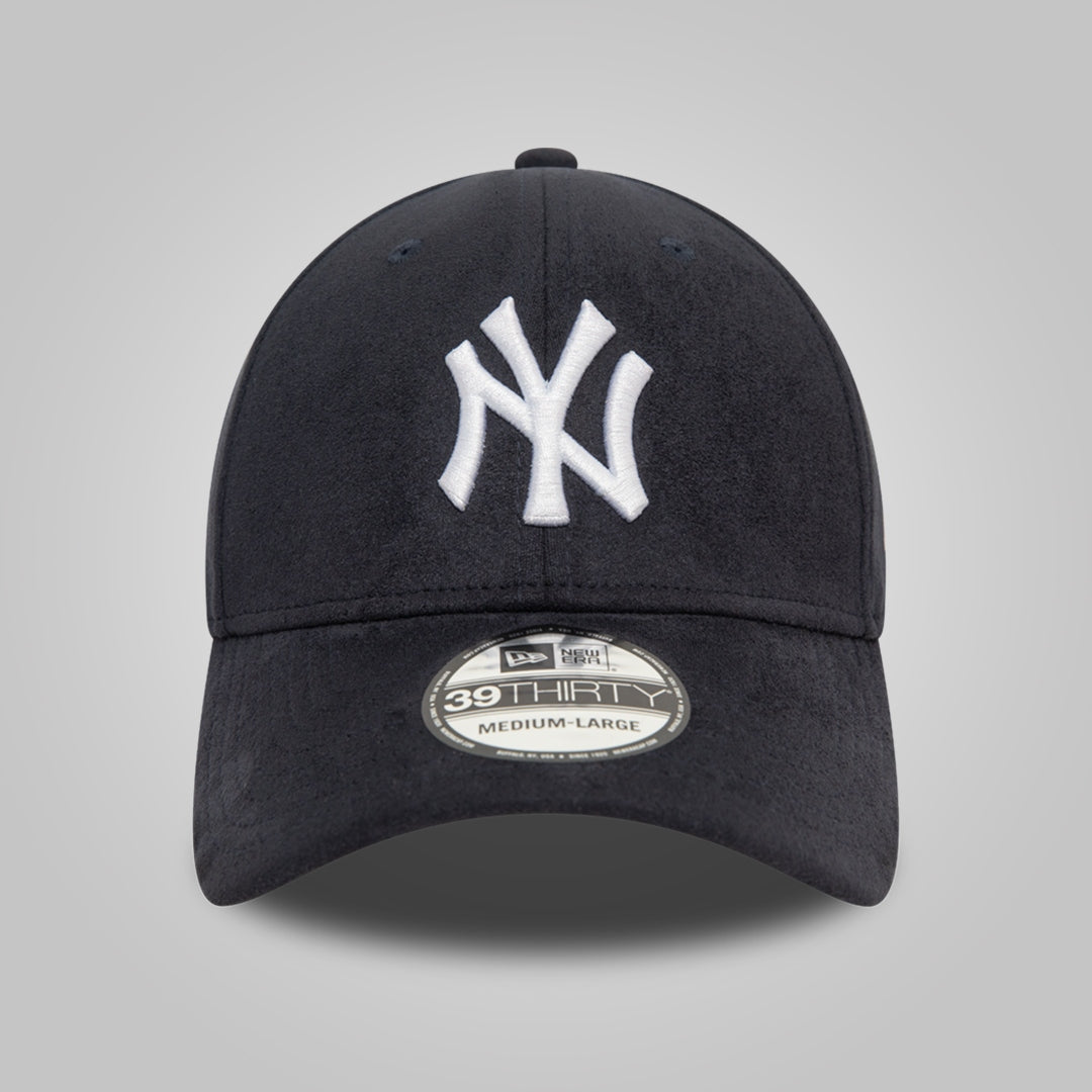 New York Yankees Faux Suede Navy 39THIRTY Stretch Fit Cap