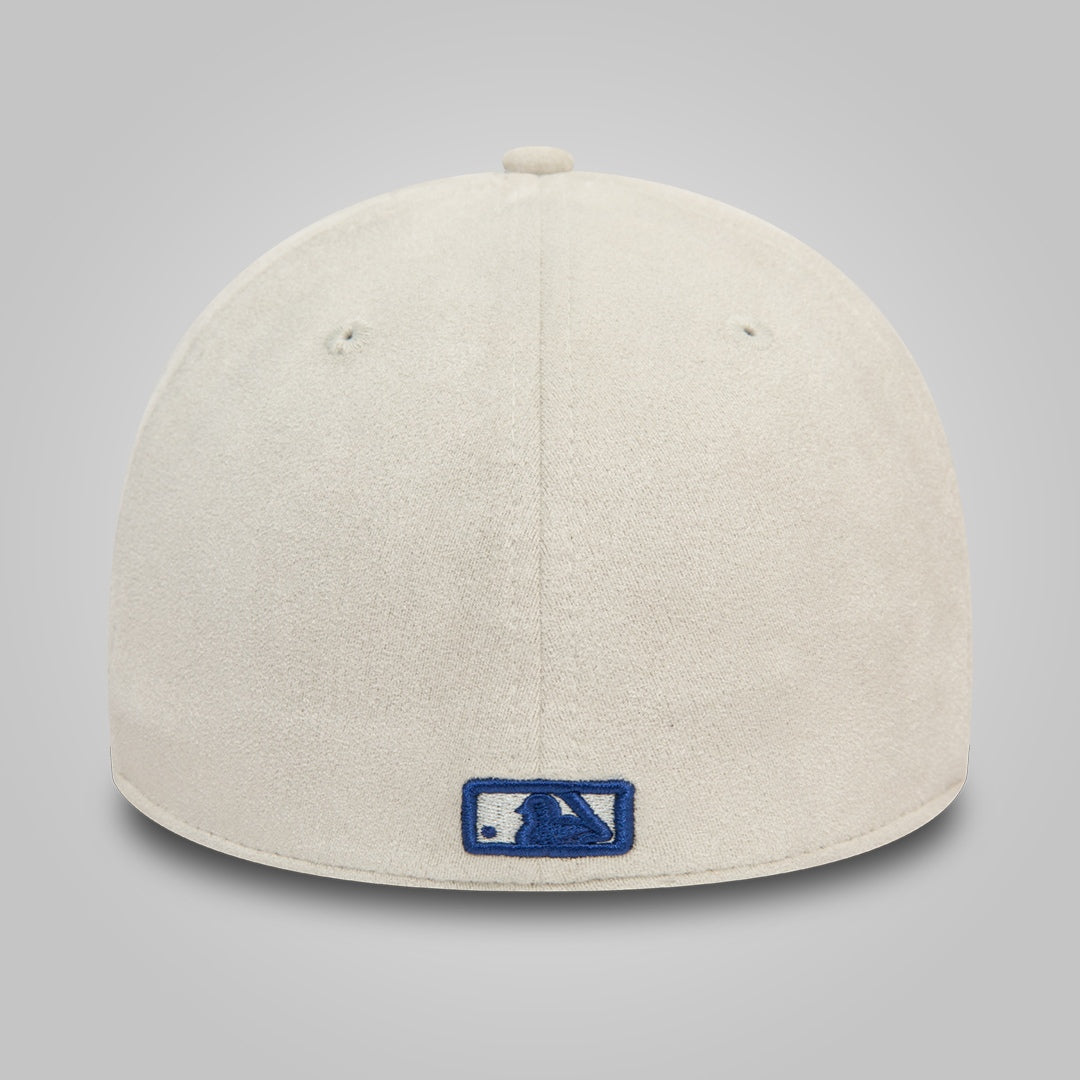 LA Dodgers Faux Suede Stone 39THIRTY Stretch Fit Cap