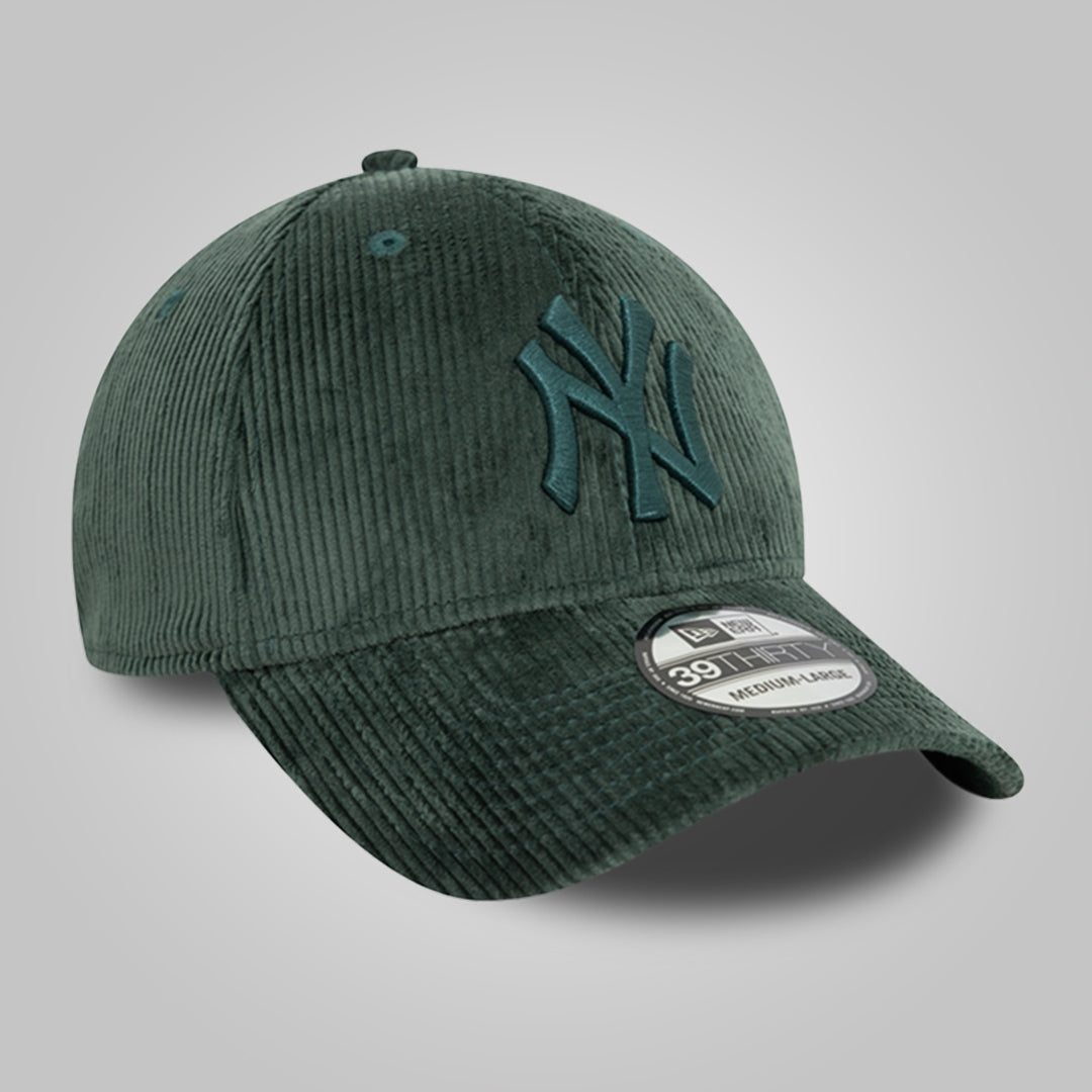 New York Yankees Cord Dark Green 39THIRTY Stretch Fit Cap