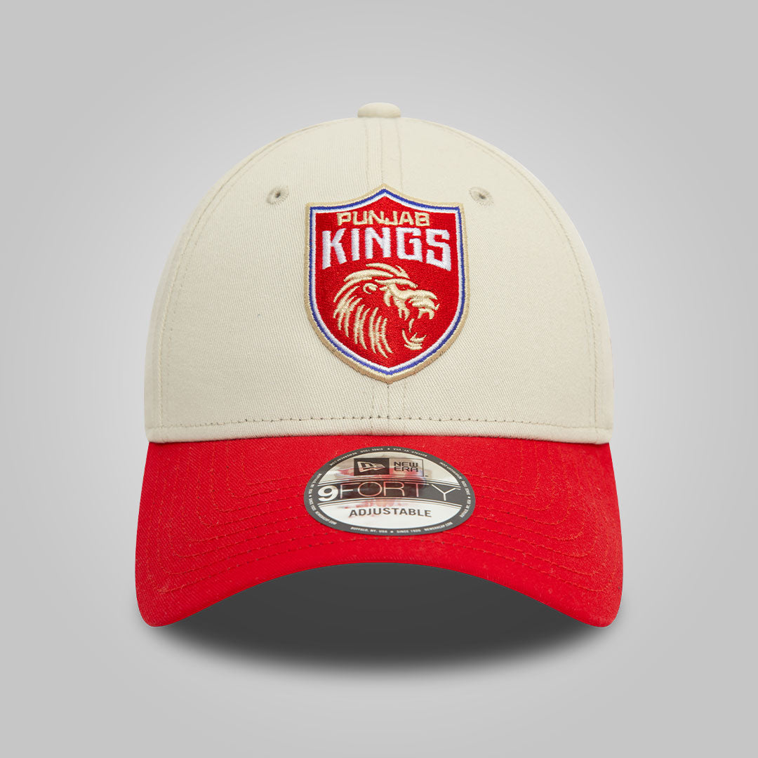 Punjab Kings: Official New Era White Crown Baseball Cap