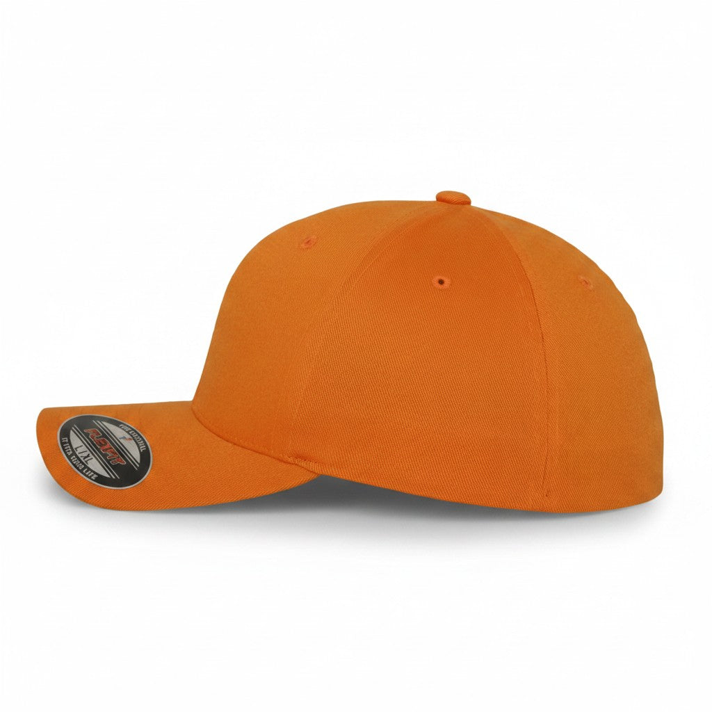 Flexfit: Orange Wooly Combed Stretch Fit Cap