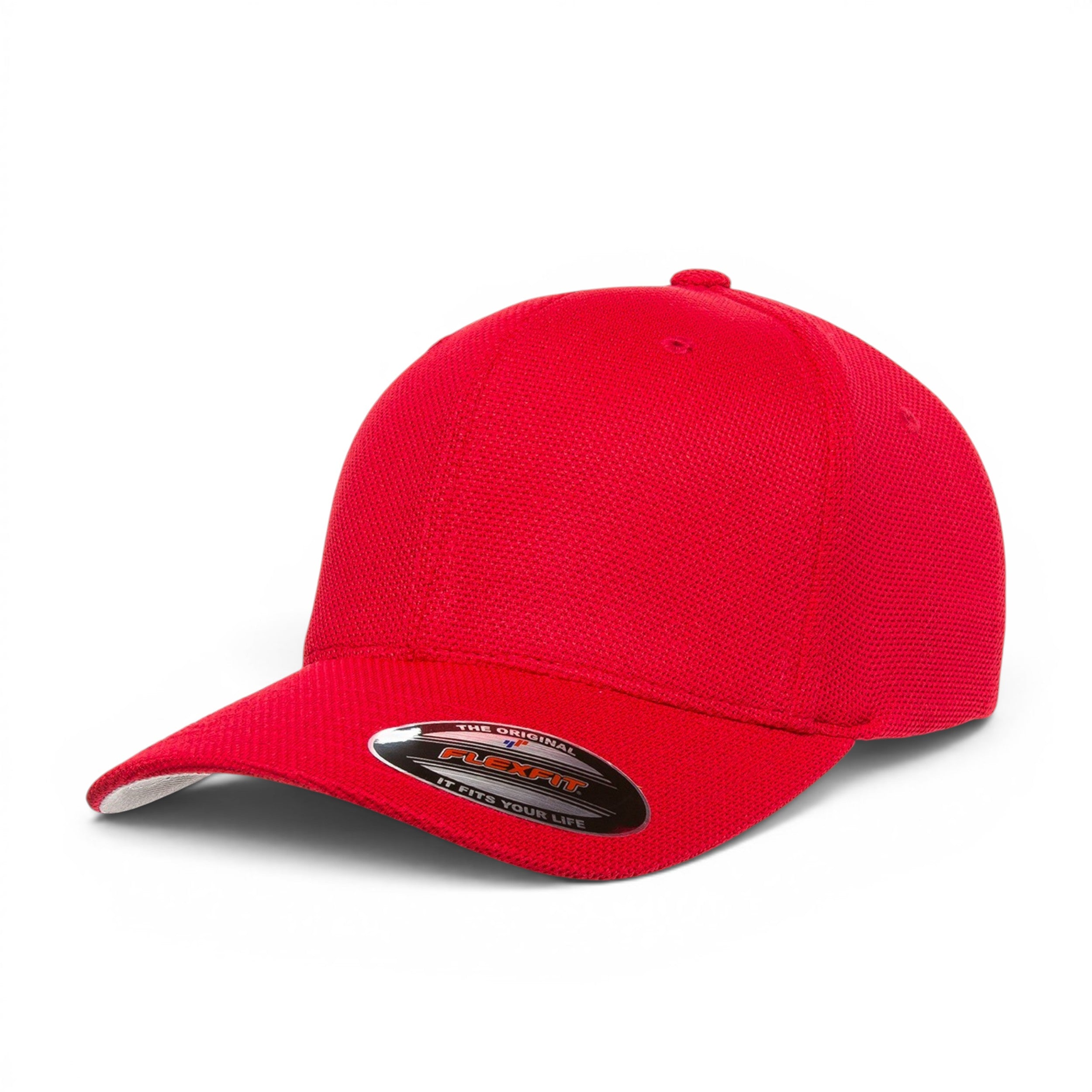 Flexfit: Red Cool & Pique Mesh Stretch Fit Cap