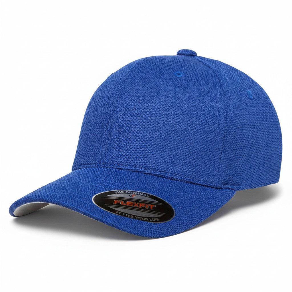 Flexfit: Blue Cool & Pique Mesh Stretch Fit Cap