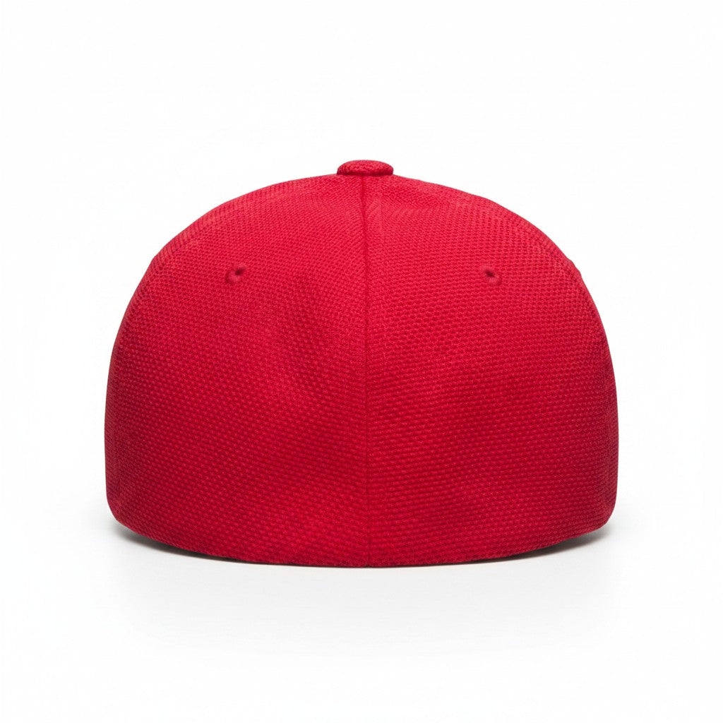 Flexfit: Red Cool & Pique Mesh Stretch Fit Cap