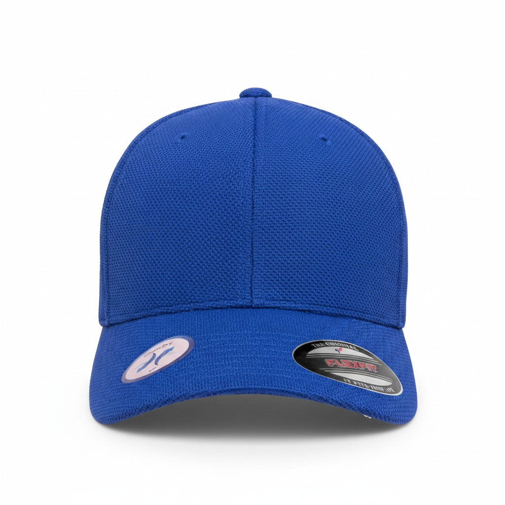 Flexfit: Blue Cool & Pique Mesh Stretch Fit Cap