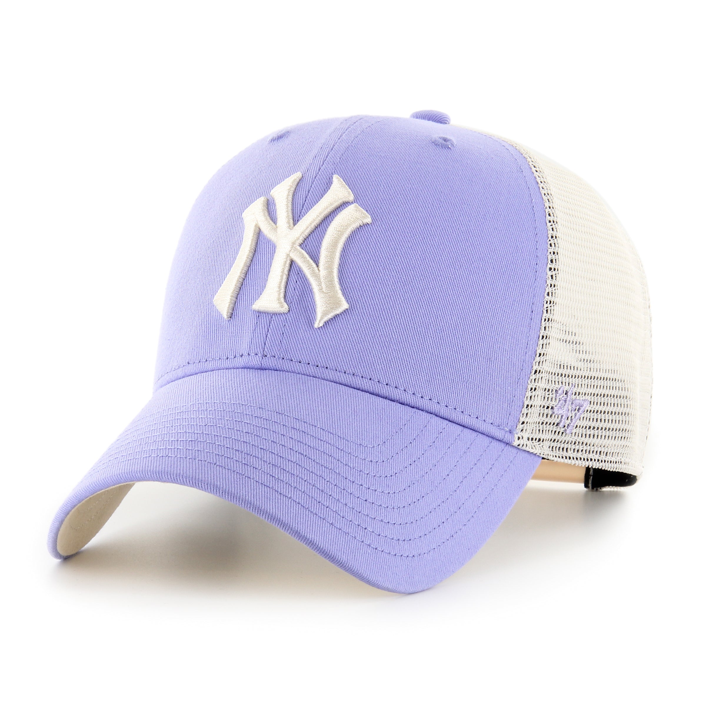 New York Yankees Ballpark Mesh ’47 MVP Lavender Cap