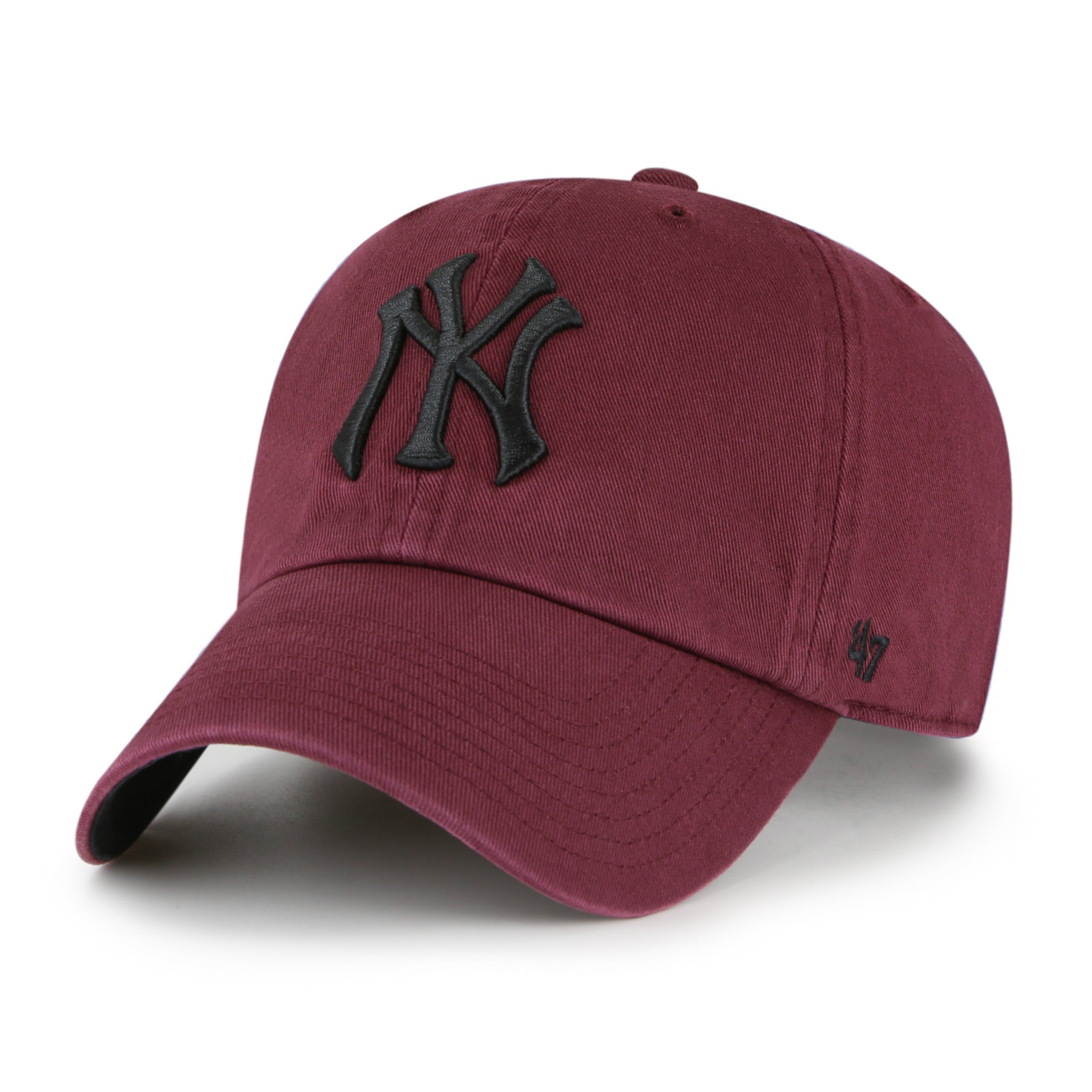 New York Yankees Ballpark '47 CLEAN UP Dark Maroon Cap