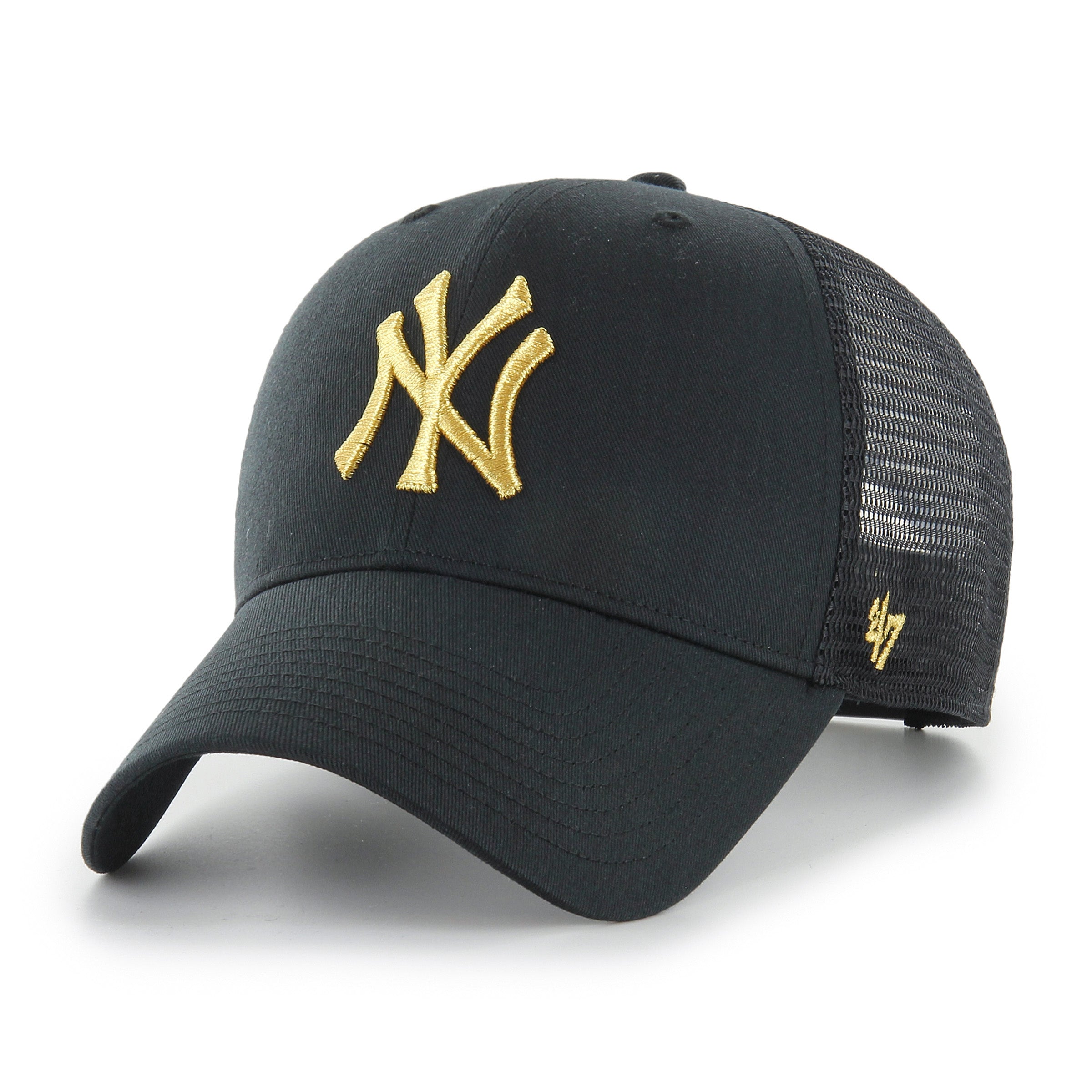 New York Yankees Branson Metallic ’47 MVP Black Cap