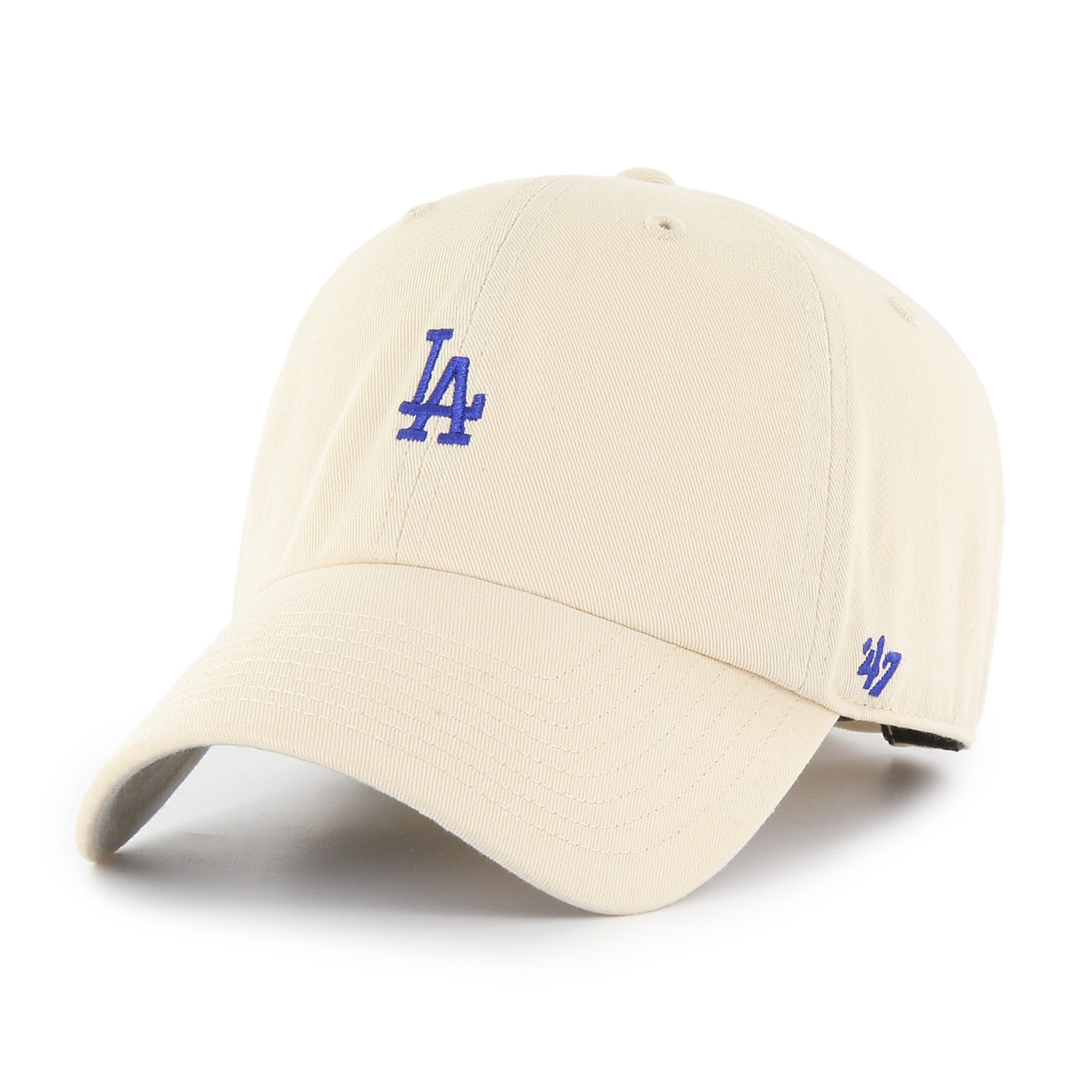 Los Angeles Dodgers BASE RUNNER '47 Clean Up Beige Cap
