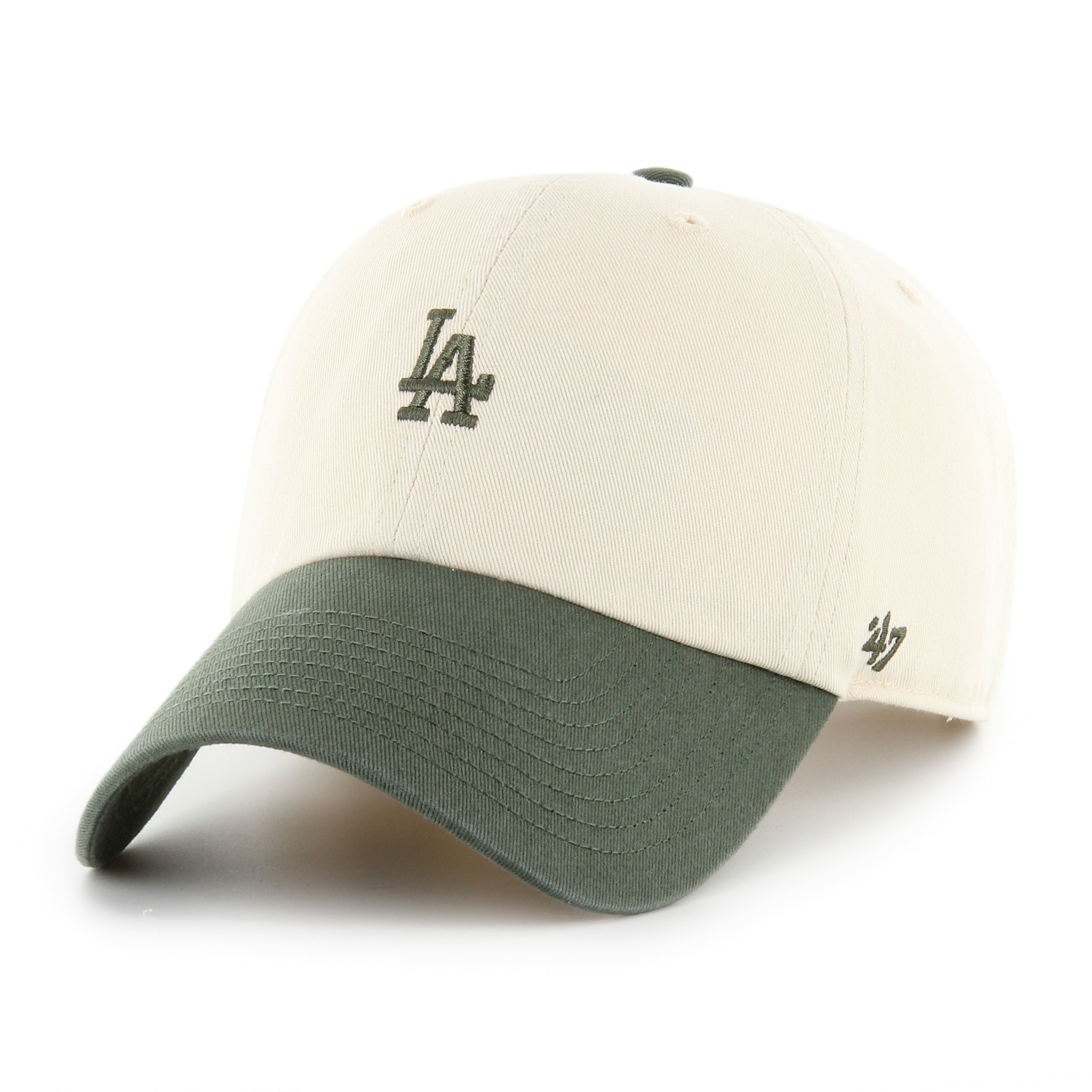 LA Dodgers Base Runner TT ’47 CLEAN UP Beige Cap