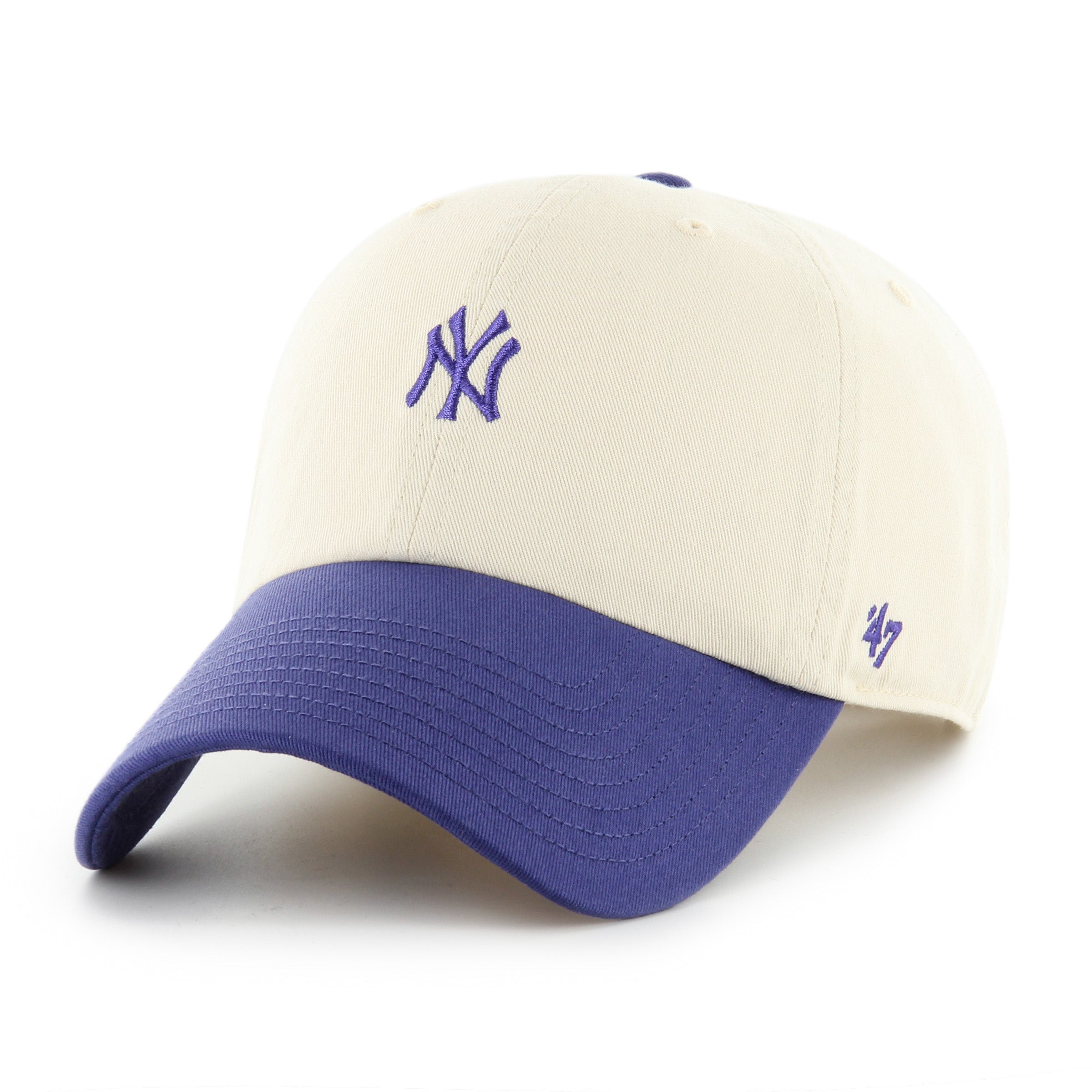 New York Yankees Base Runner TT ’47 CLEAN UP Beige Cap