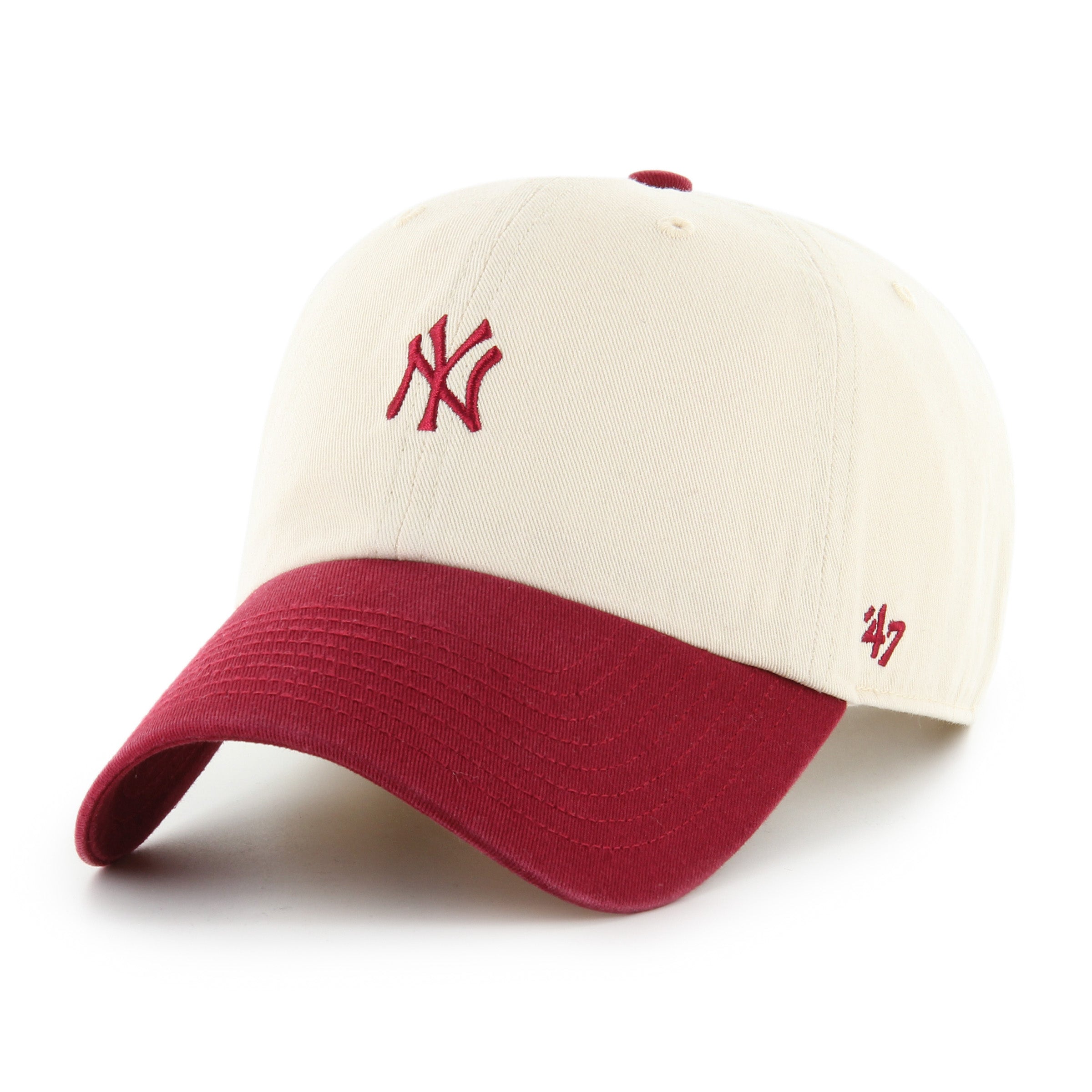 New York Yankees Base Runner TT ’47 CLEAN UP Beige Cap