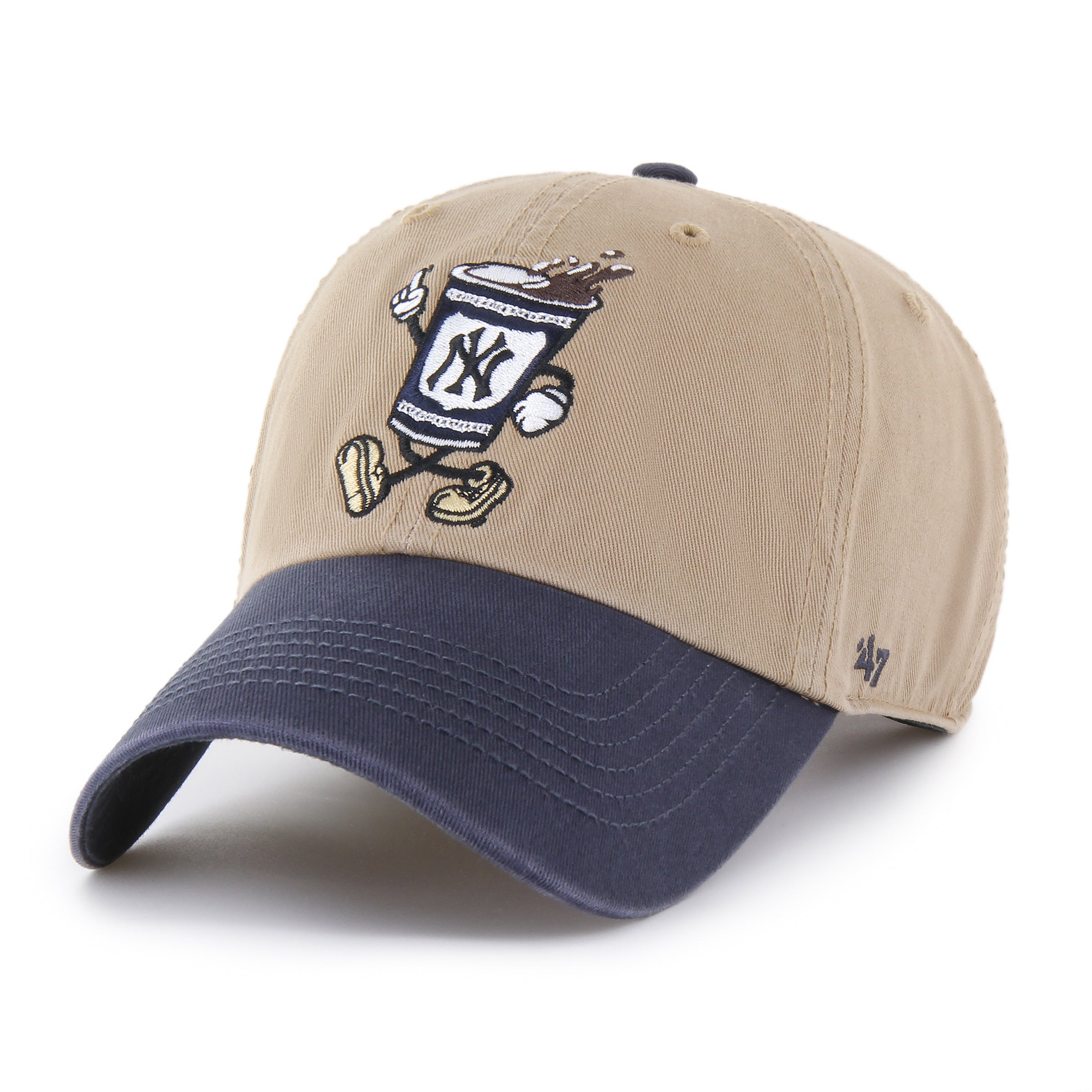 New York Yankees Cartoon Icon ’47 CLEAN UP Khaki Cap