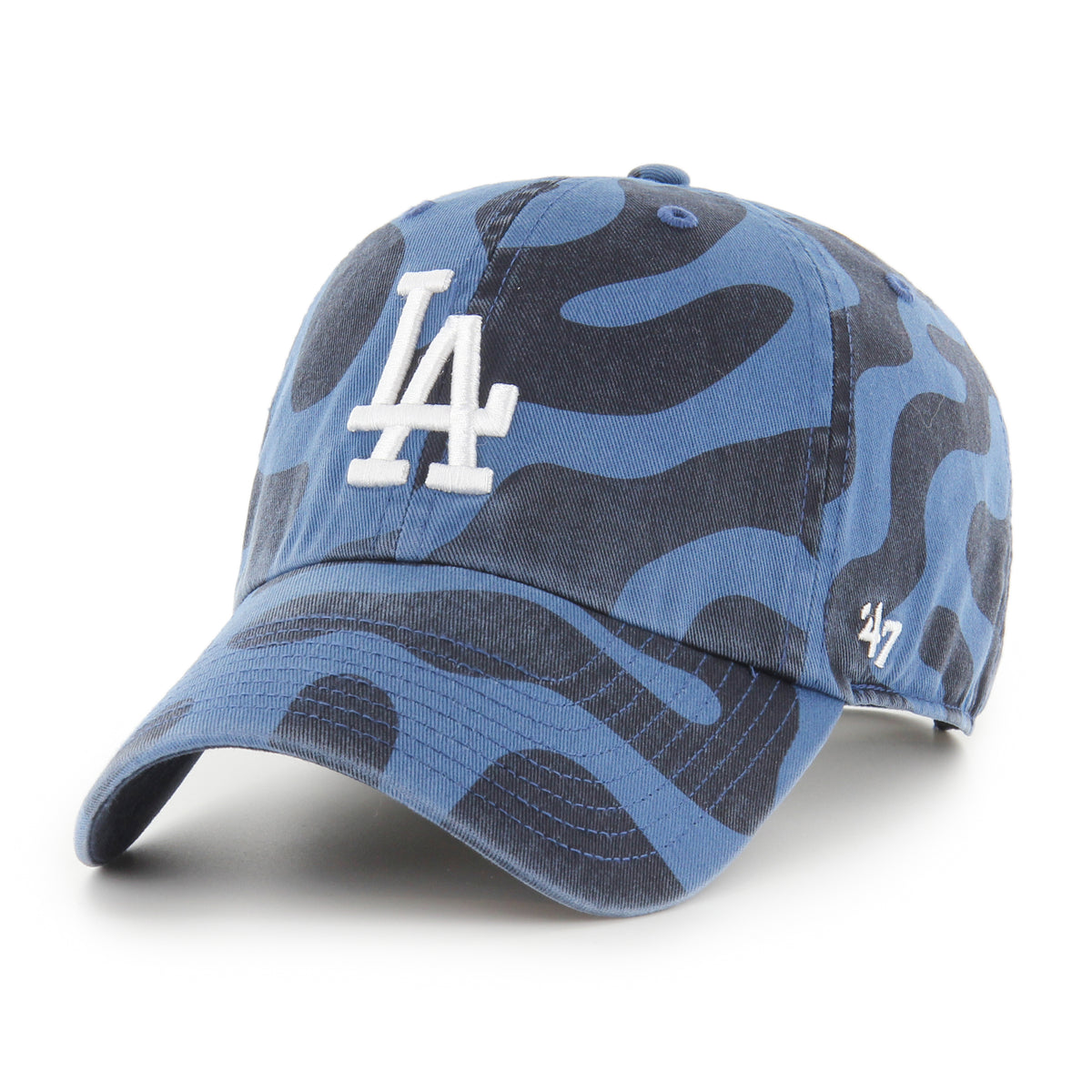 Los Angeles Dodgers Freeform ’47 CLEAN UP Timber Blue Cap