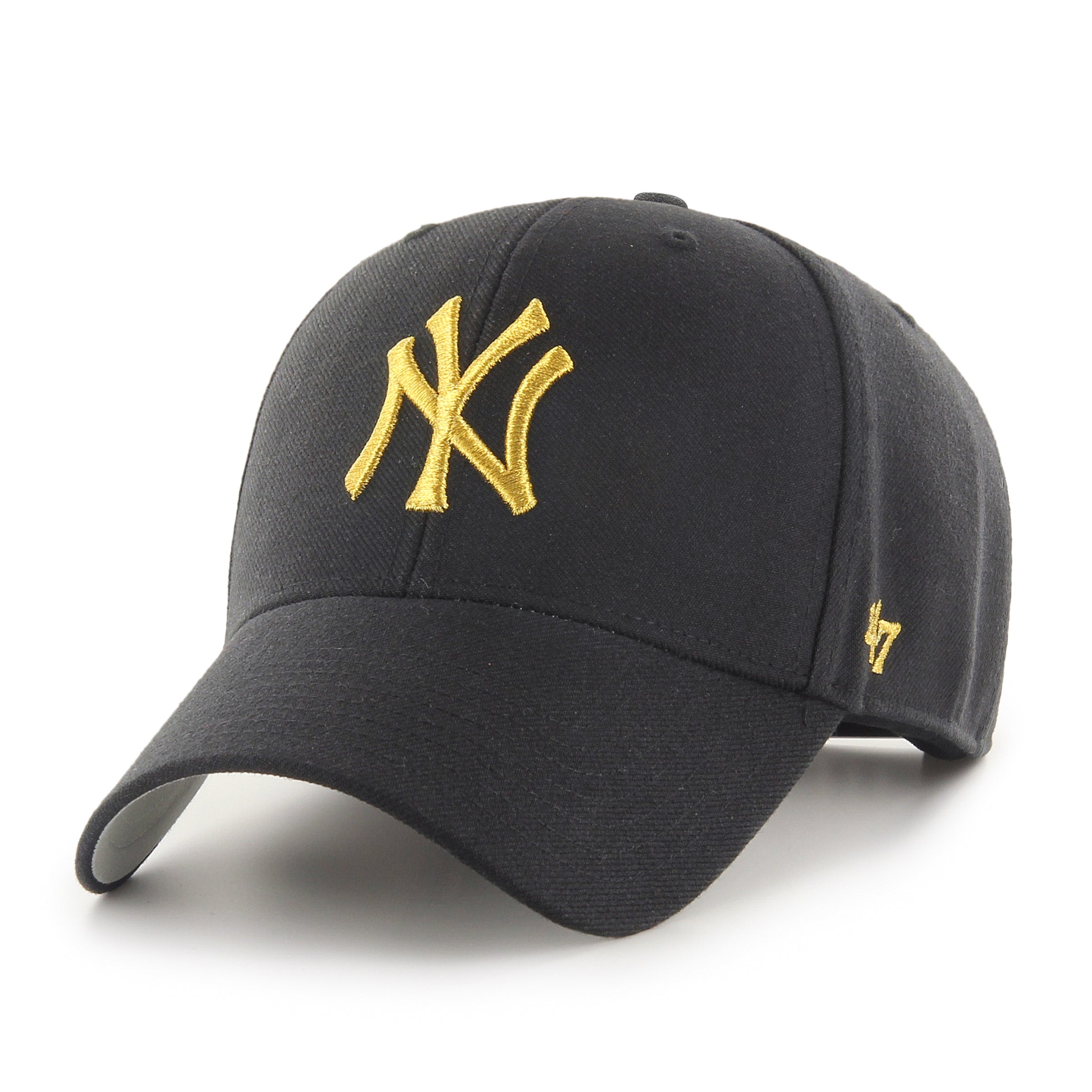 New York Yankees Metallic Snap '47 MVP Black Cap